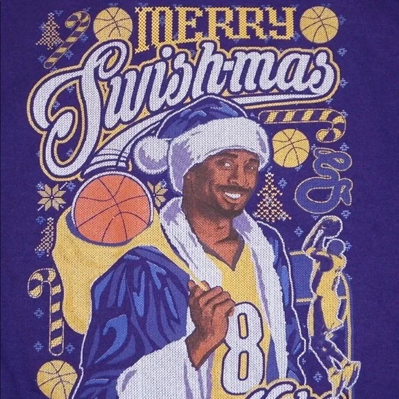 Kobe Bryant Lakers Merry Swishmas Sweatshirt